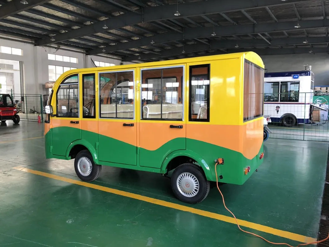 8-Seater Enclosed Electric Golf Cart & Sightseeing Bus, 40 km/h