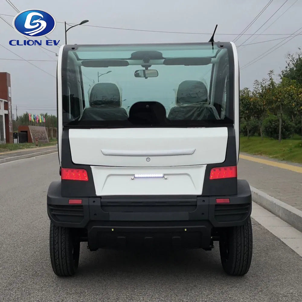 Enclosed 2-Seater Electric On-Road Golf Cart with Air Conditioning