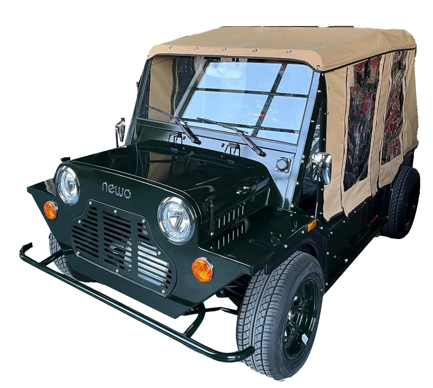 Classic 4-Seater Electric Golf Cart with 96V Lithium Battery