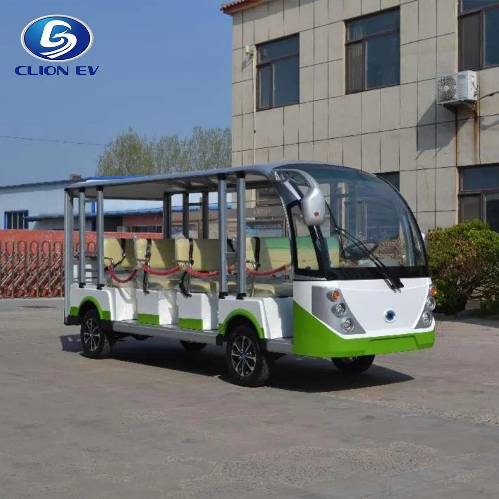 14-Seater Electric Sightseeing Golf Cart & Mini Bus with 5kW AC Drive