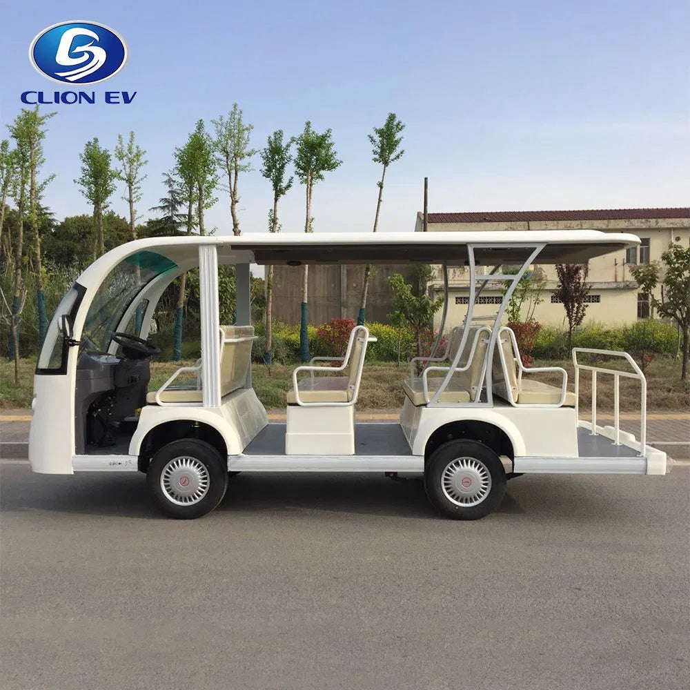 11-Seater Open-Style Electric Sightseeing Golf Cart & Bus