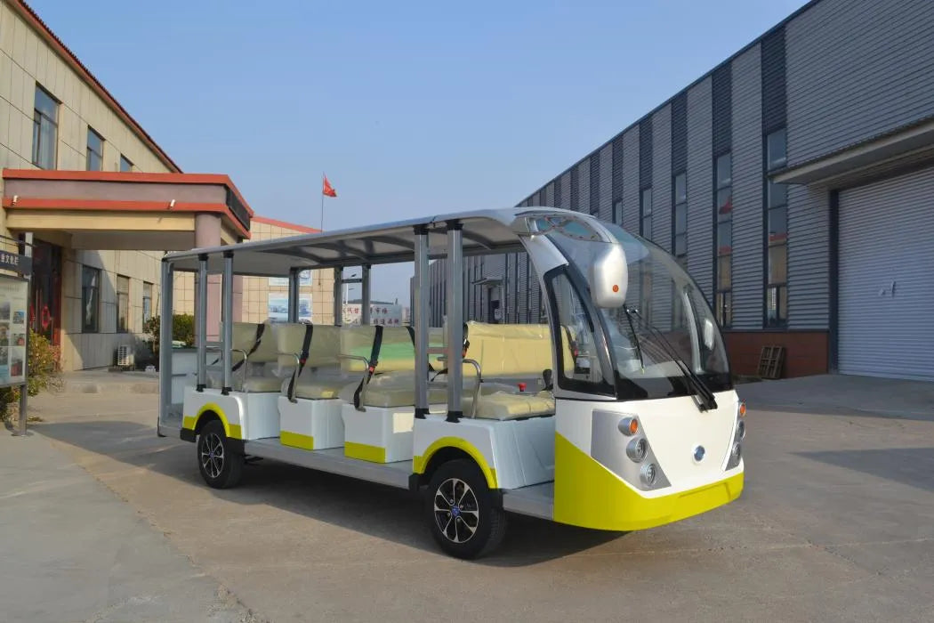 14-Seater Electric Sightseeing Golf Cart & Mini Bus with 5kW AC Drive