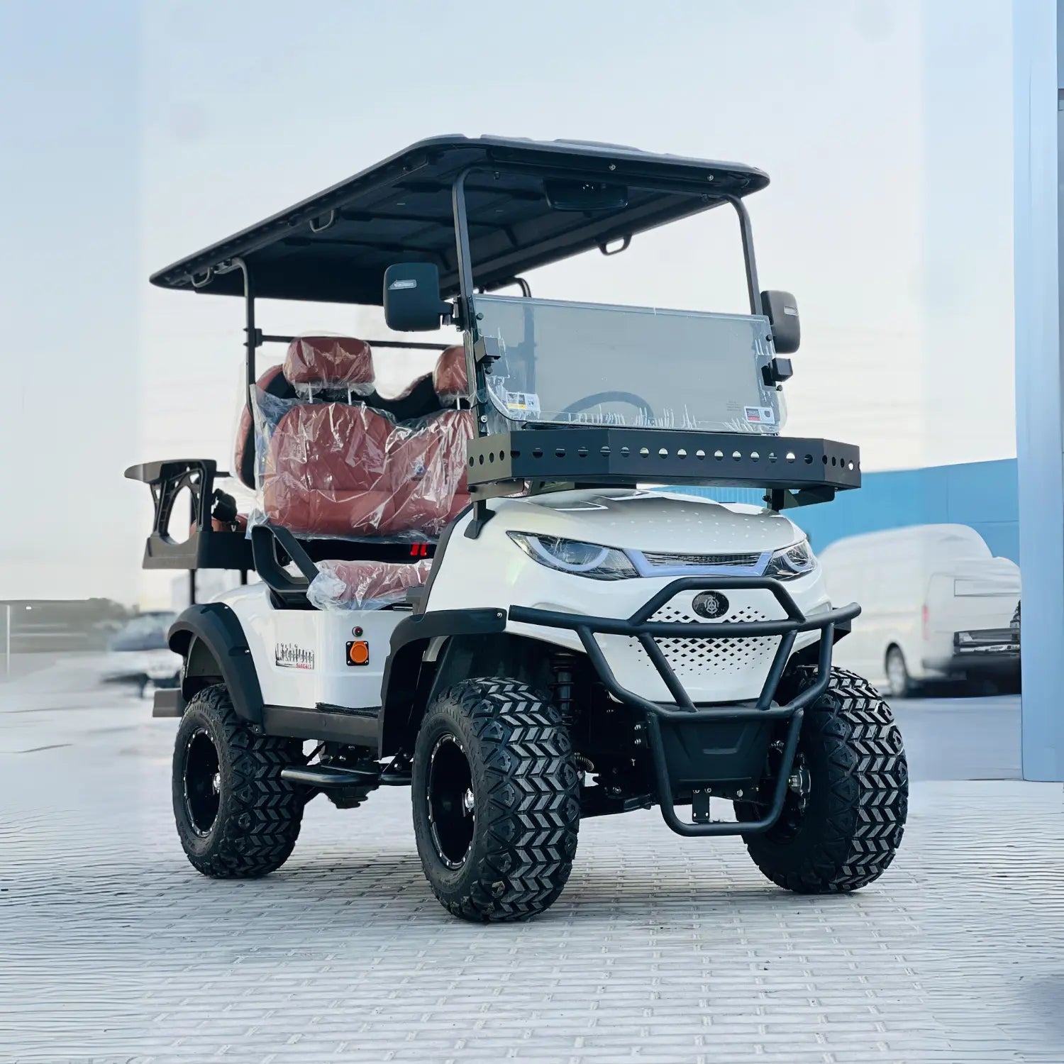 4-Seater Off-Road Electric Golf Cart with Touchscreen