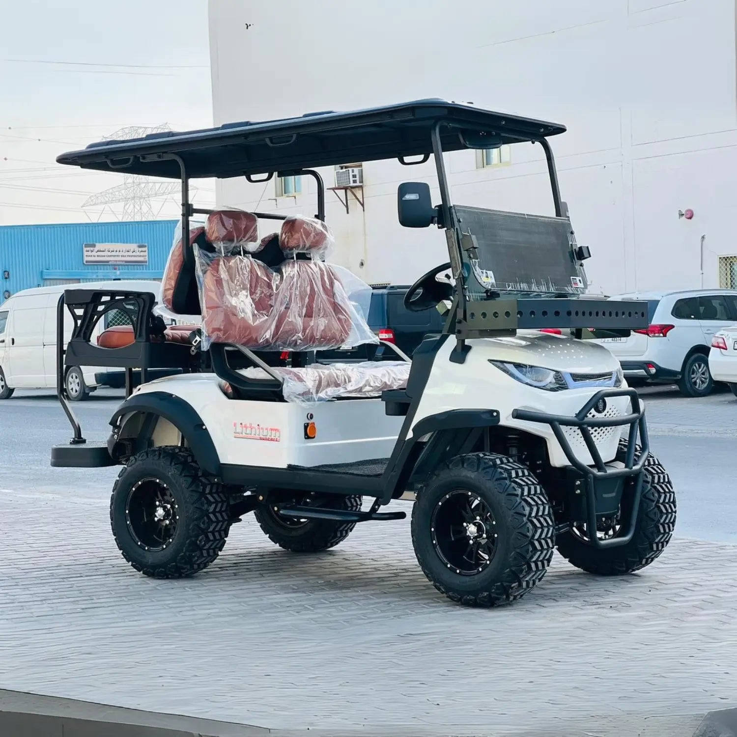 4-Seater Off-Road Electric Golf Cart with Touchscreen