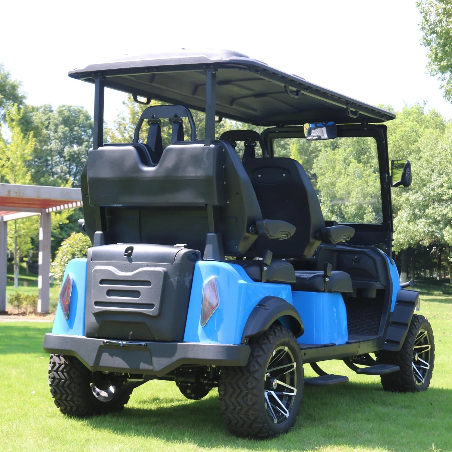 Lifted 4-Seater Off-Road Electric Golf Cart with AC Motor