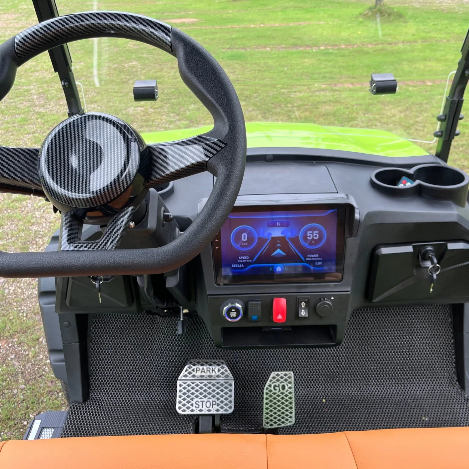 Lifted 4-Seater Off-Road Electric Golf Cart with AC Motor