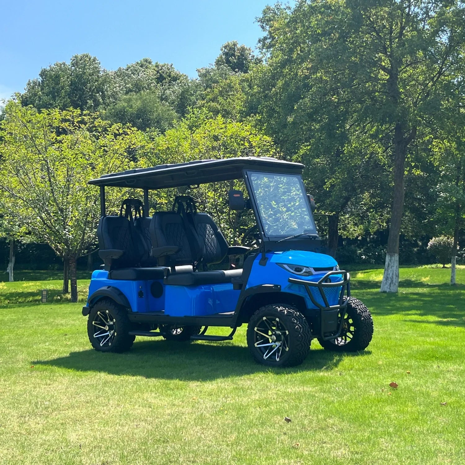 Lifted 4-Seater Off-Road Electric Golf Cart with AC Motor