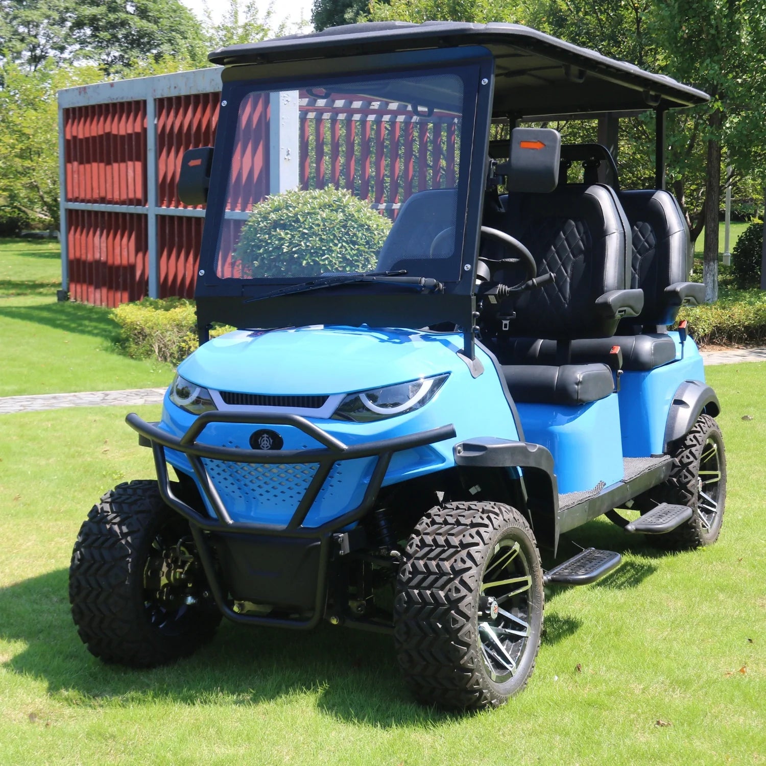 Lifted 4-Seater Off-Road Electric Golf Cart with AC Motor