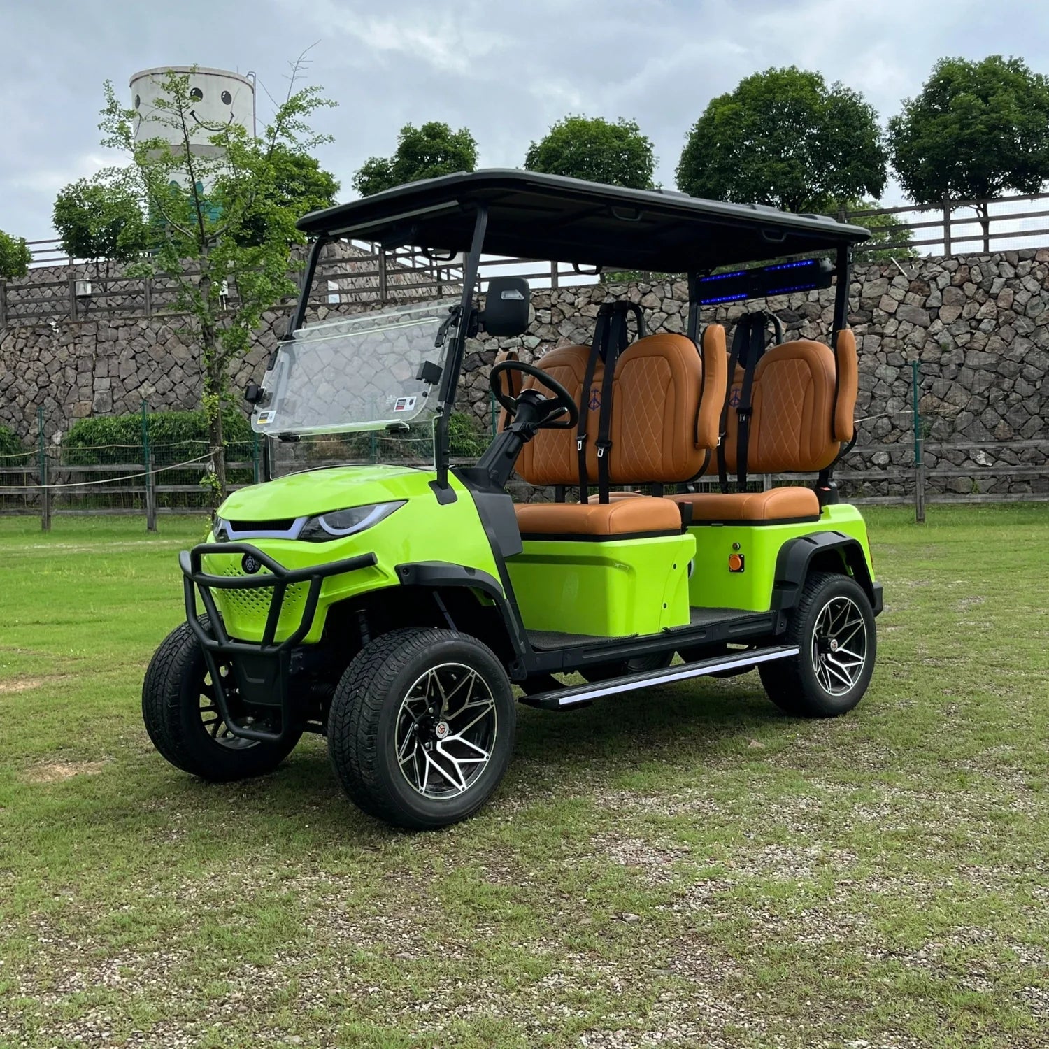 Lifted 4-Seater Off-Road Electric Golf Cart with AC Motor