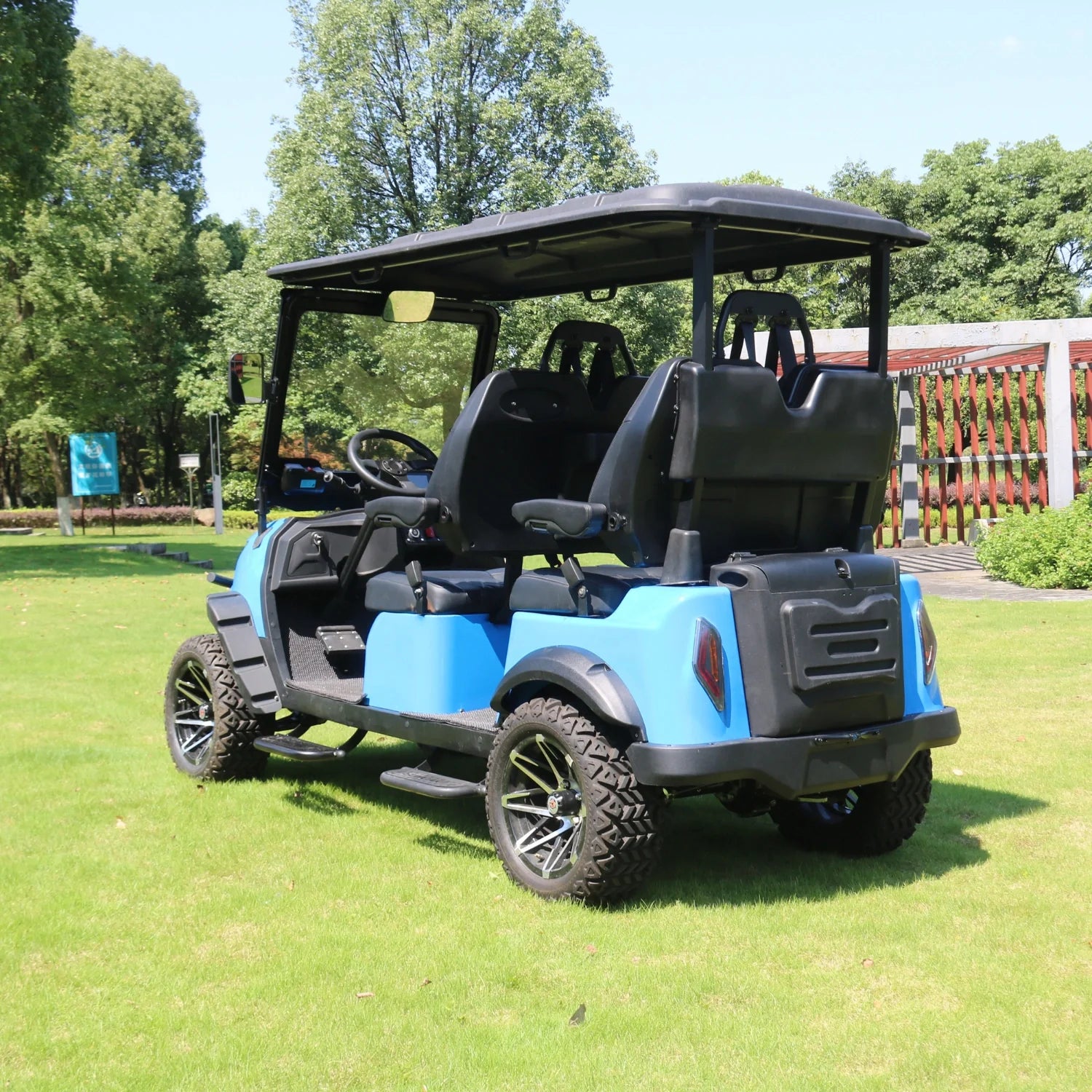 Lifted 4-Seater Off-Road Electric Golf Cart with AC Motor