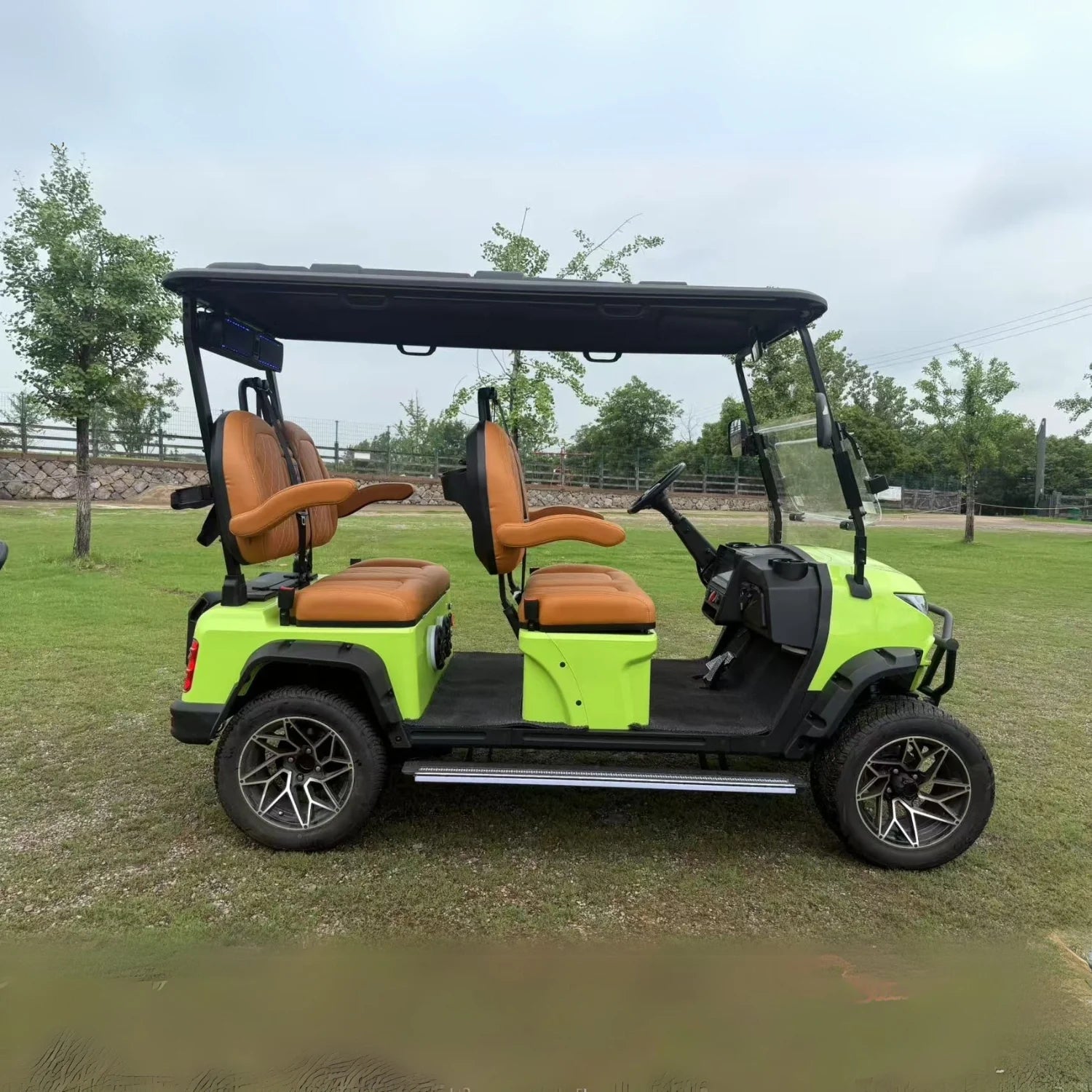 Lifted 4-Seater Off-Road Electric Golf Cart with AC Motor