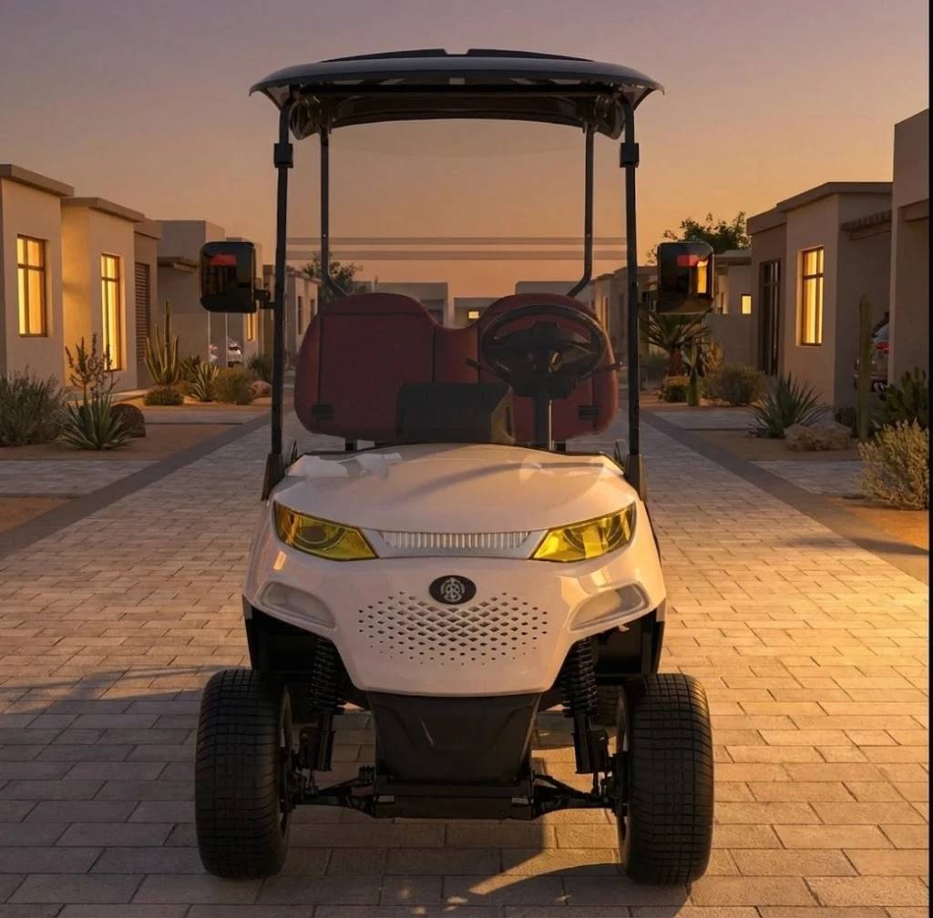 2-Seater Electric On-Road Golf Cart with 48V Lithium Battery