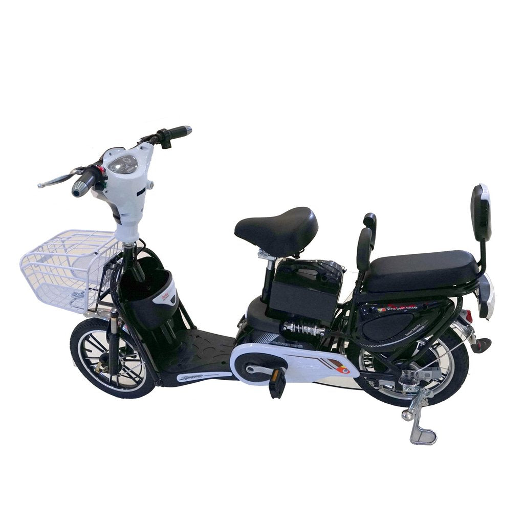Scooter-Style Utility Electric Bike with 500W Motor and 48V Battery
