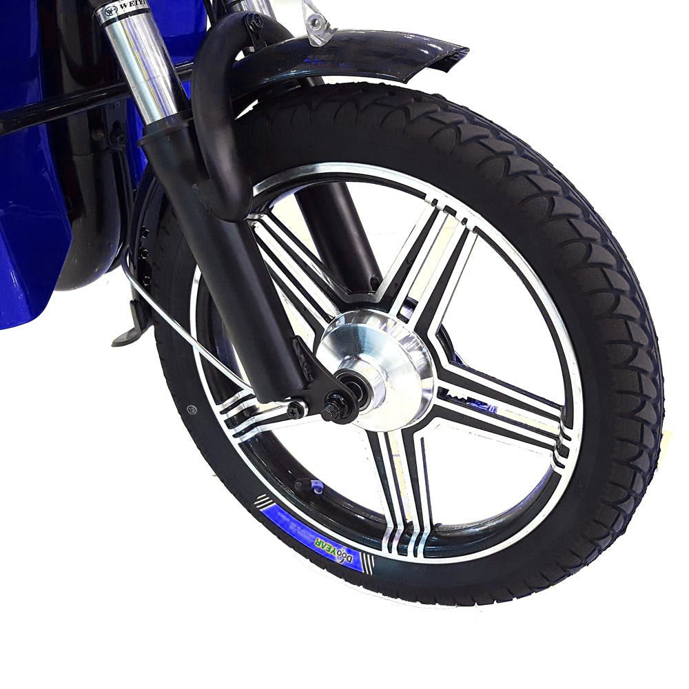 Scooter-Style Utility Electric Bike with 500W Motor and 48V Battery