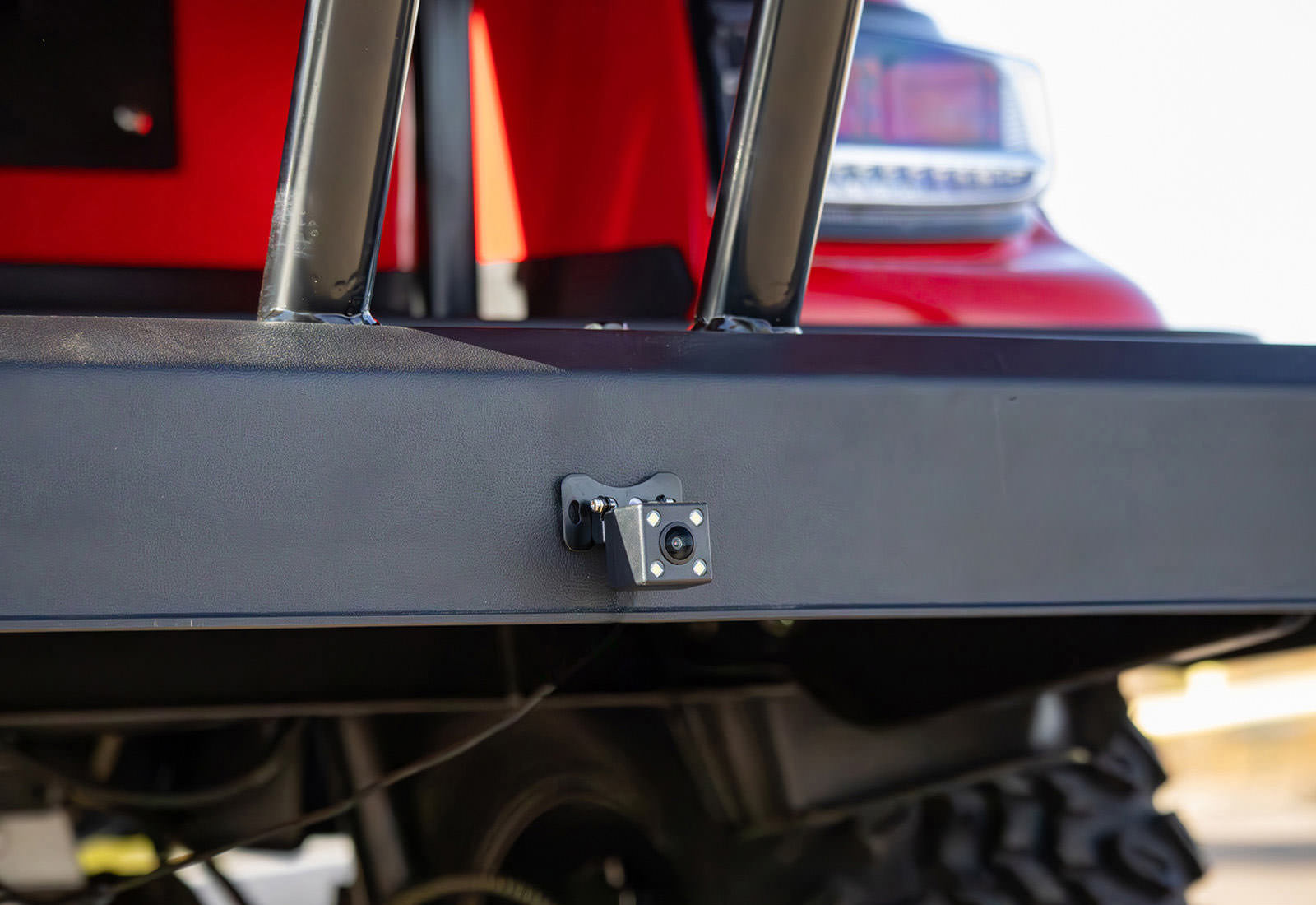 4-Seater Lifted Electric Golf Cart with Lithium Battery and 4-Wheel Disc Brakes