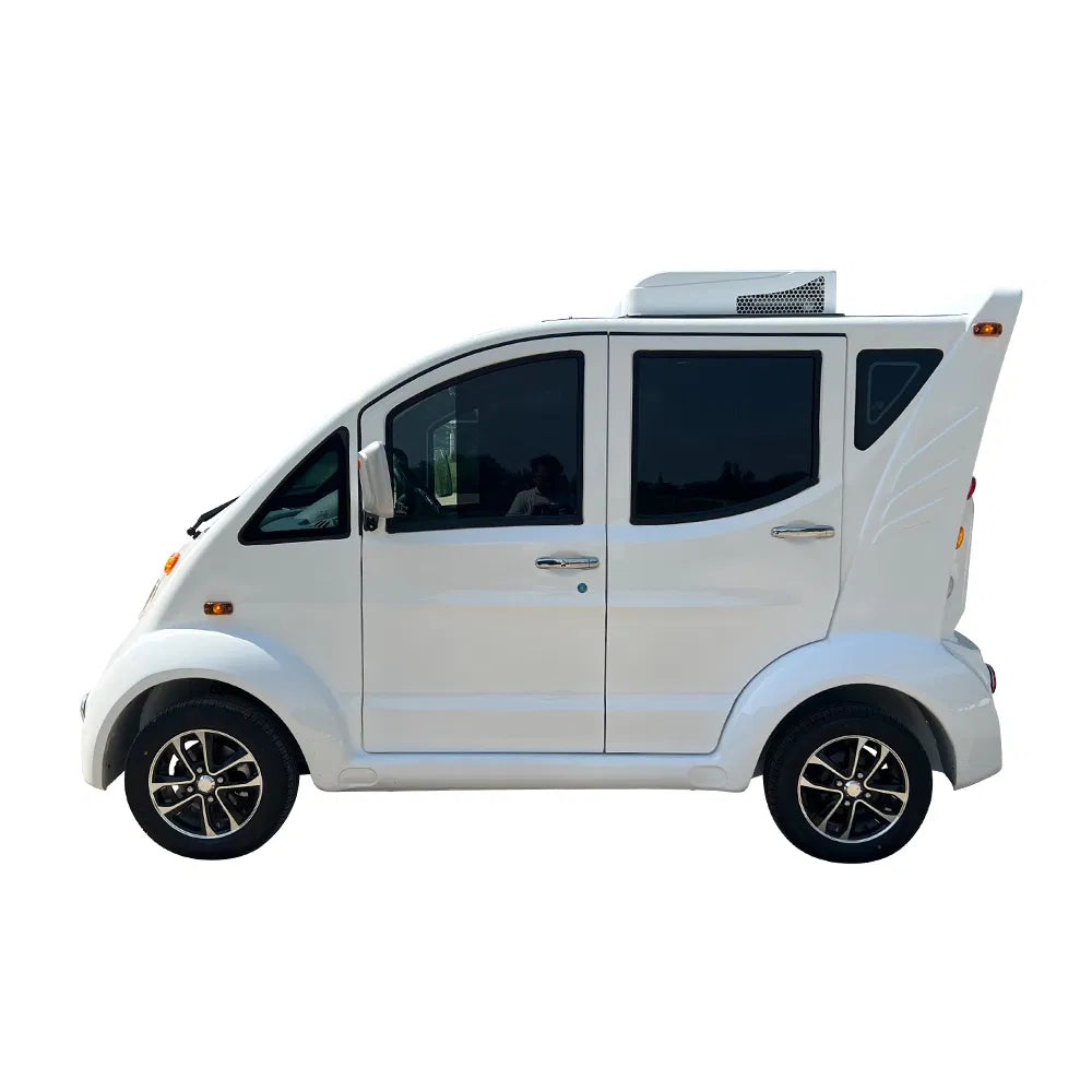 4-Seater Enclosed Electric Golf Cart with Air Conditioning and Power Steering