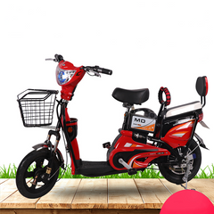 Scooter-Style Utility Electric Bike with 500W Motor and 48V Battery