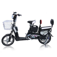 Scooter-Style Utility Electric Bike with 500W Motor and 48V Battery