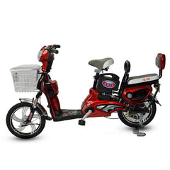 Scooter-Style Utility Electric Bike with 500W Motor and 48V Battery