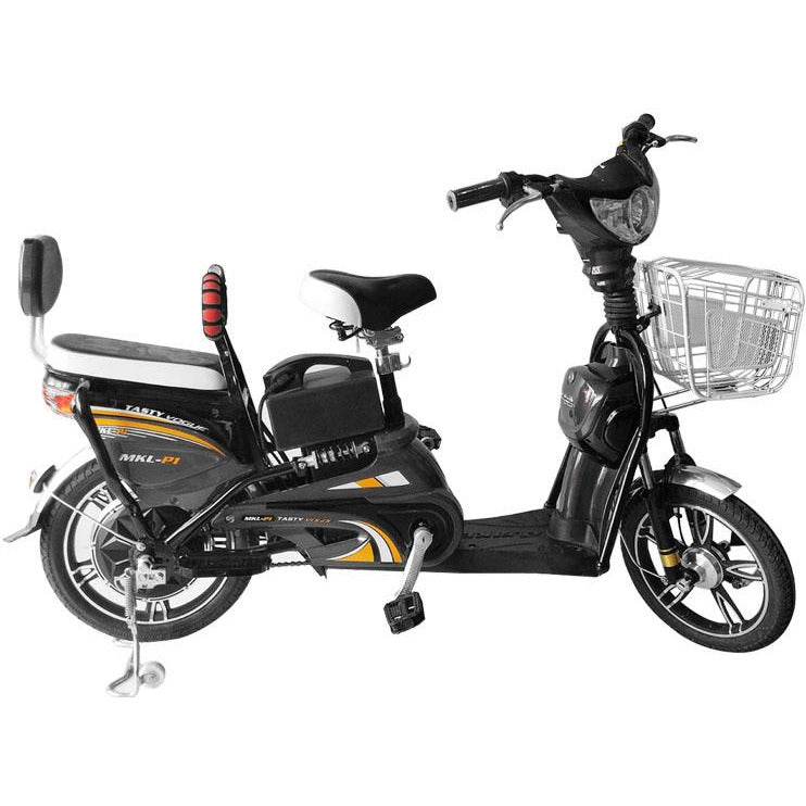 Scooter-Style Utility Electric Bike with 500W Motor and 48V Battery