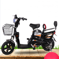 Scooter-Style Utility Electric Bike with 500W Motor and 48V Battery