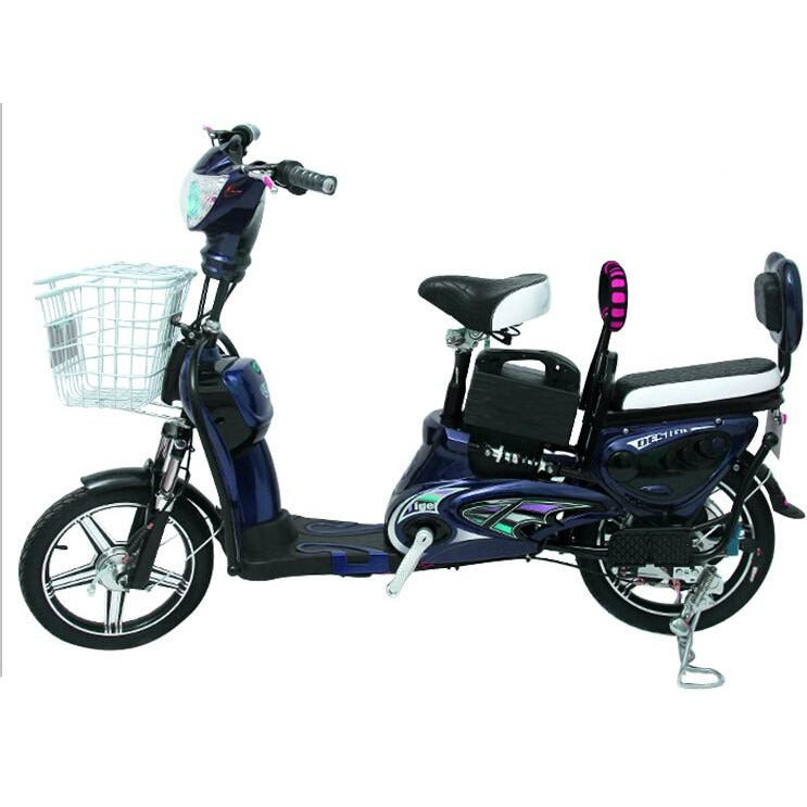 Scooter-Style Utility Electric Bike with 500W Motor and 48V Battery