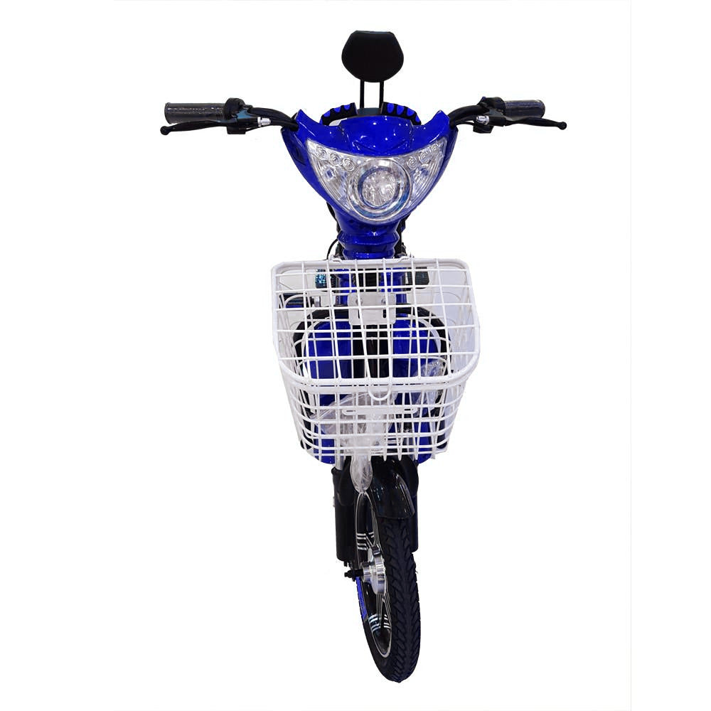 Scooter-Style Utility Electric Bike with 500W Motor and 48V Battery