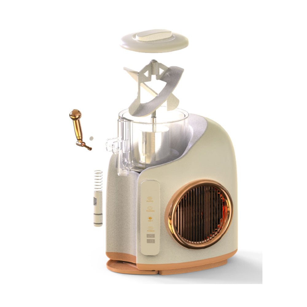 Frost Slush & Swirl 1.2L Soft-Serve Ice Cream & Frozen Treat Maker, No Freezing Required, Cone Storage Rack, Pro Cooling - COOLBABY