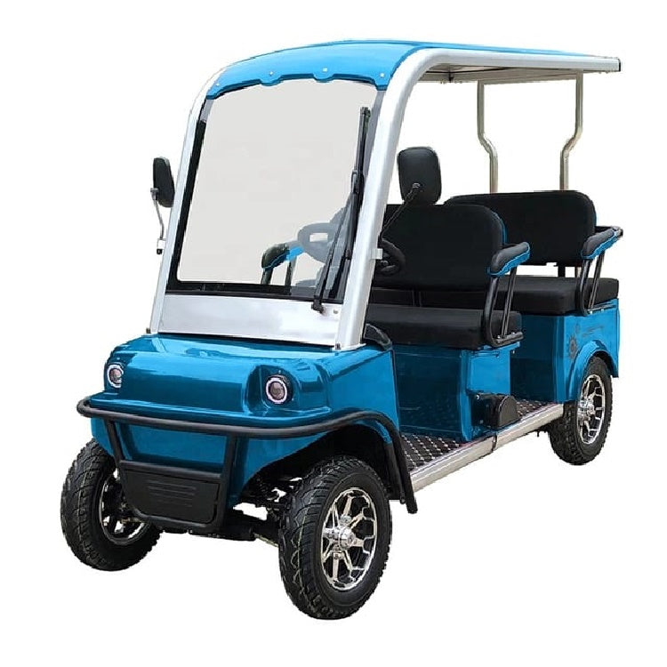 4-Seater 60V Electric Golf Cart for On-Road Community Use