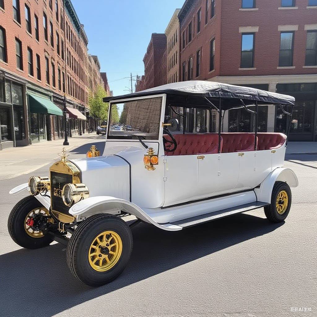 4-Seater Classic Electric Golf Cart with 120 km Range and AC Drive