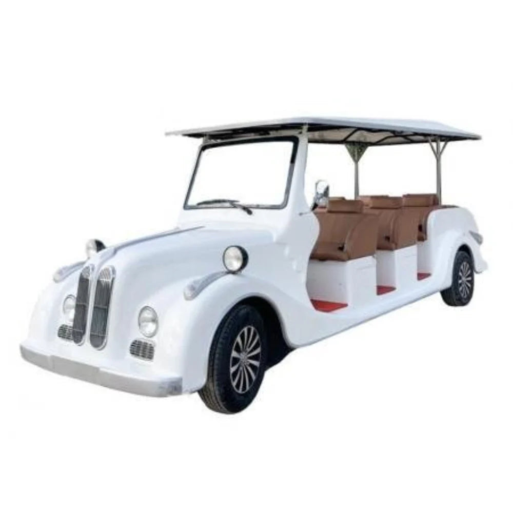 8-Seater Classic Electric Golf Cart with 7.5kW AC Drive and 72V System