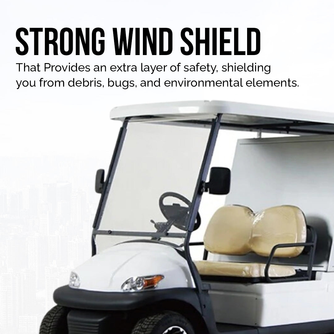 Electric Food and Beverage Vending Golf Cart | 2-Seater with Refrigerated Storage