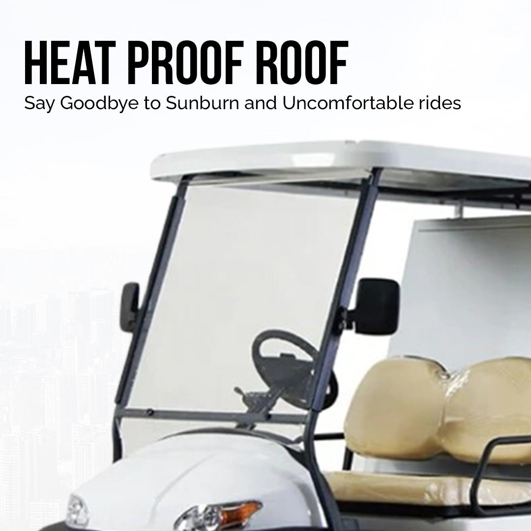 Electric Food and Beverage Vending Golf Cart | 2-Seater with Refrigerated Storage