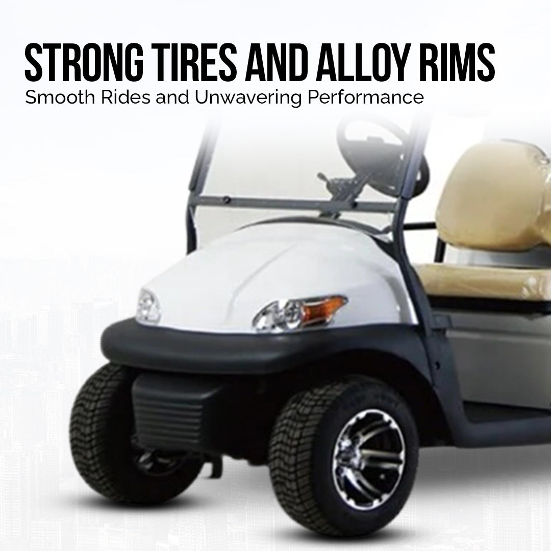 Electric Food and Beverage Vending Golf Cart | 2-Seater with Refrigerated Storage