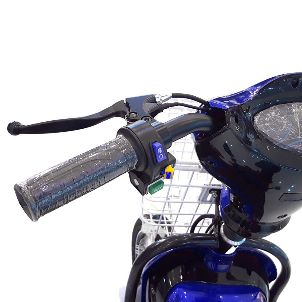 Scooter-Style Utility Electric Bike with 500W Motor and 48V Battery
