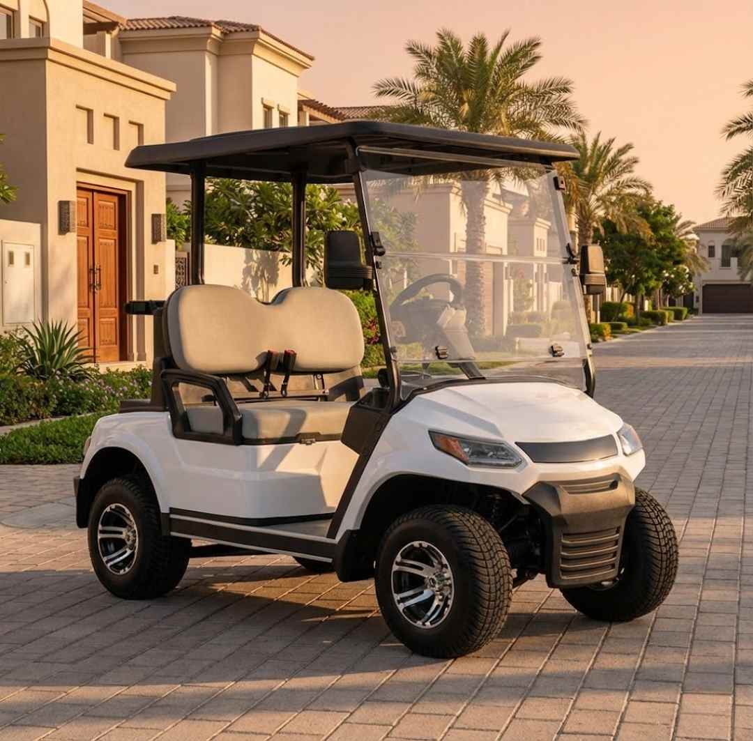 High-Performance 2-Seater Electric Golf Cart with 100km Range