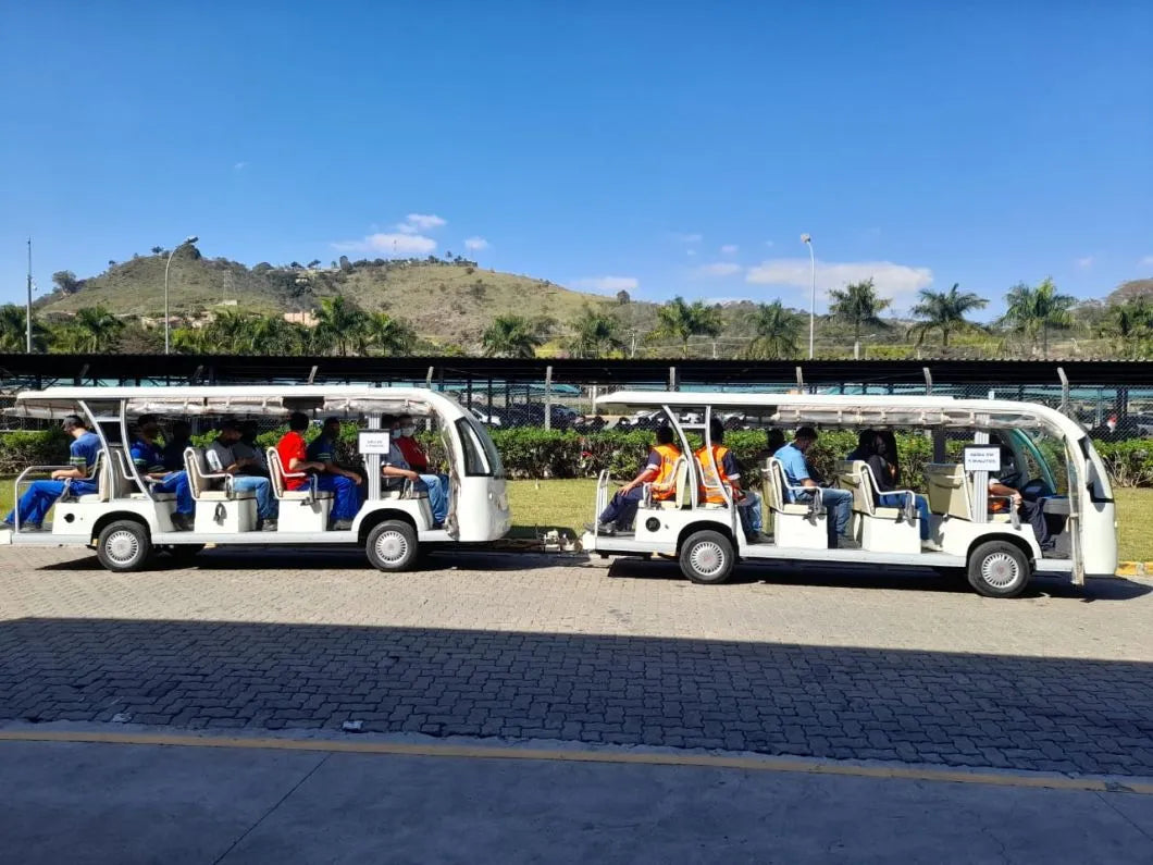 28-Seater Electric Sightseeing Shuttle & Golf Cart Train, 72V