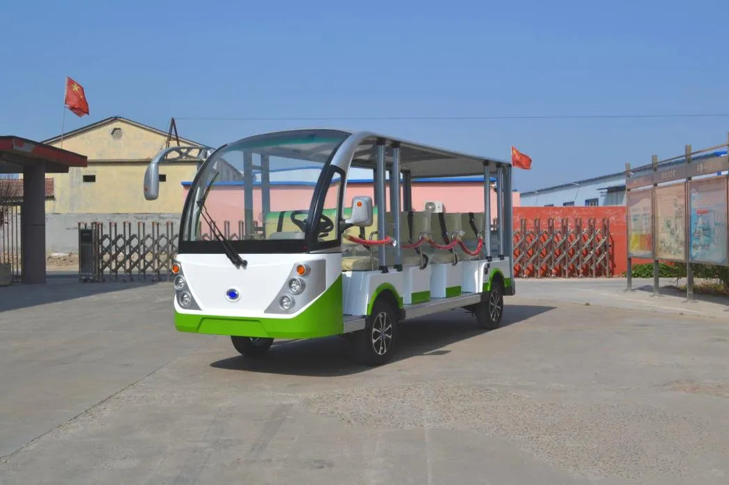 14-Seater Electric Sightseeing Golf Cart & Mini Bus with 5kW AC Drive