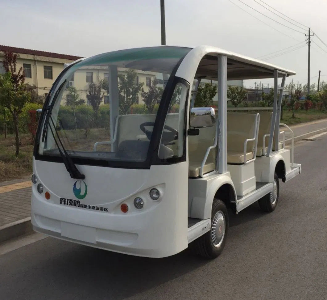 11-Seater Open-Style Electric Sightseeing Golf Cart & Bus