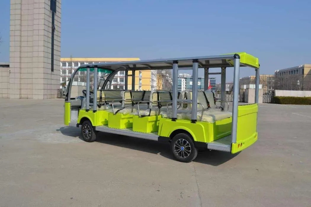 14-Seater Electric Sightseeing Golf Cart & Mini Bus with 5kW AC Drive