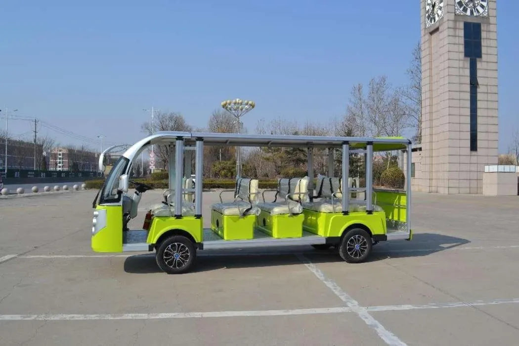 14-Seater Electric Sightseeing Golf Cart & Mini Bus with 5kW AC Drive
