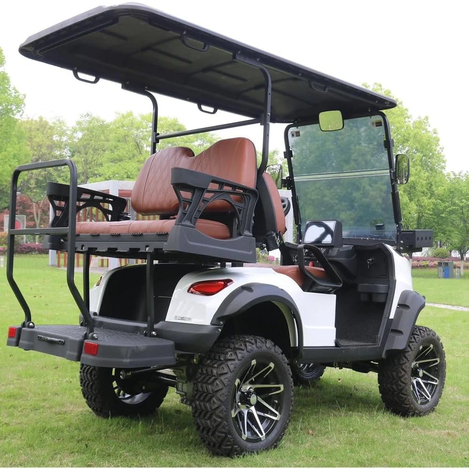 Lifted 4-Seater Electric Off-Road Golf Cart