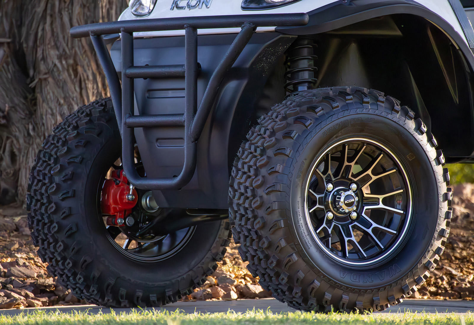 6-Seater Lifted Off-Road Electric Golf Cart with 51V Lithium Battery