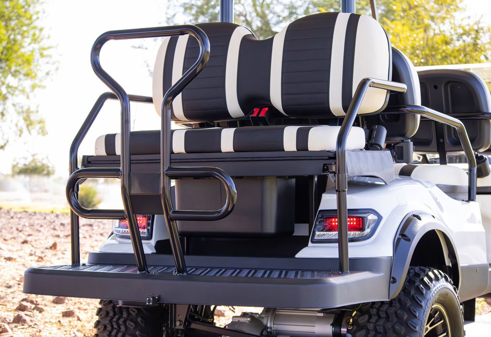 6-Seater Lifted Off-Road Electric Golf Cart with 51V Lithium Battery