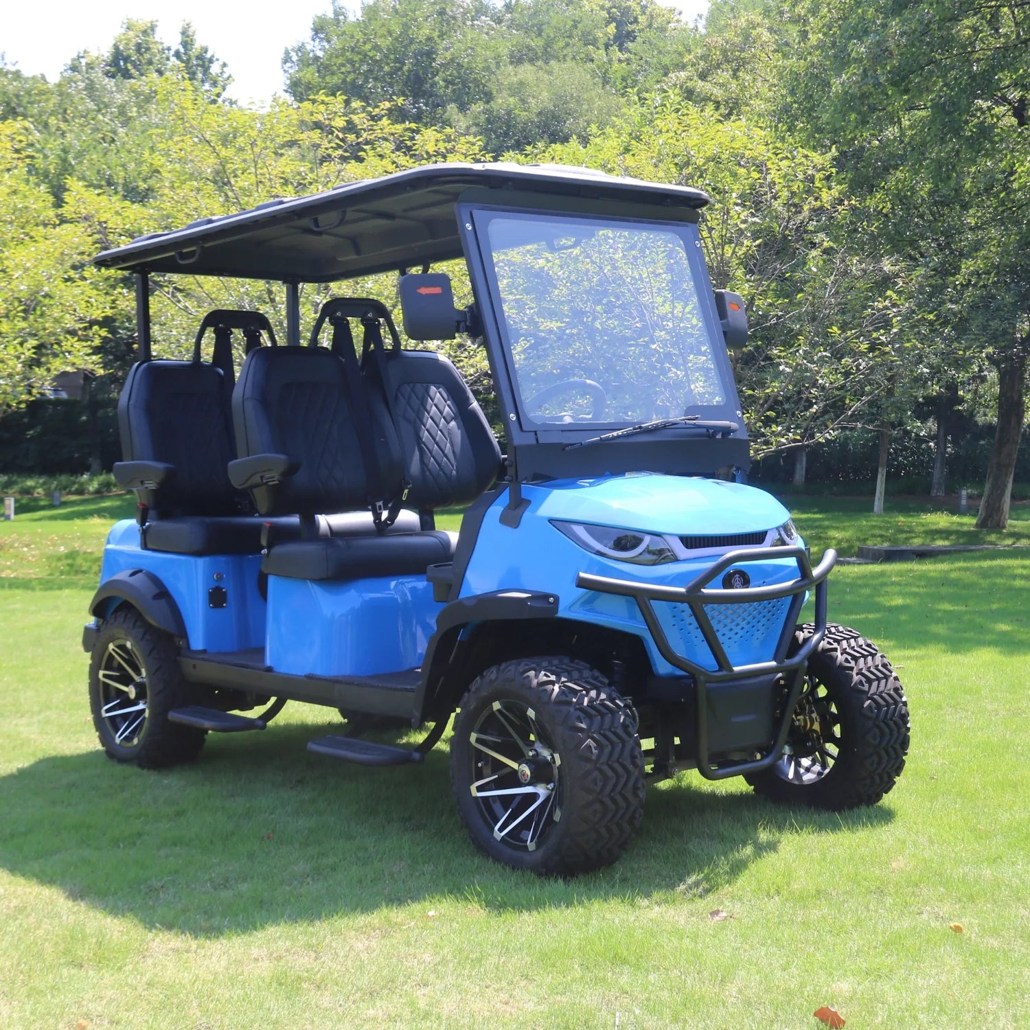Lifted 4-Seater Off-Road Electric Golf Cart with AC Motor