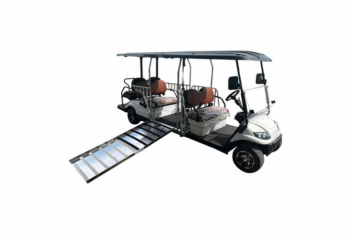 6-Seater Wheelchair Accessible Electric Utility Golf Cart with Lithium Battery