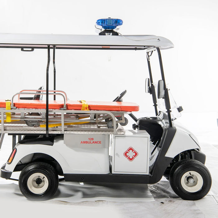2-Seater Electric Utility Golf Cart with Stretcher