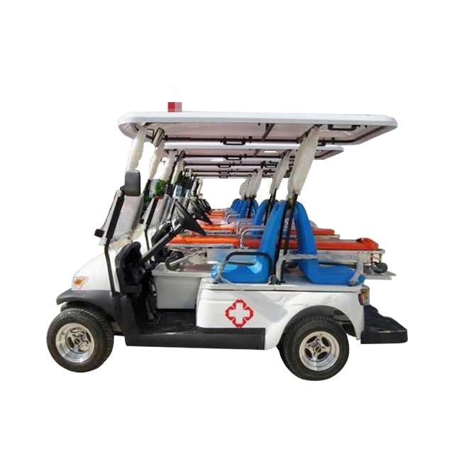 2-Seater Electric Utility Golf Cart with Stretcher
