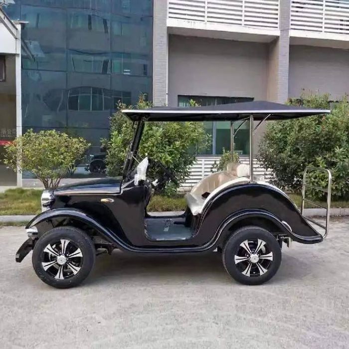 4-Seater Classic Electric Golf Cart with 100 km Range and 30% Climb