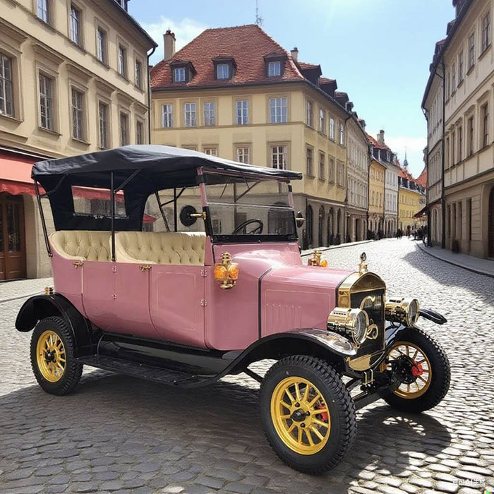 4-Seater Classic Electric Golf Cart with 120 km Range and AC Drive